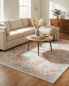 Parisian Elegance Collection Area Rug - Versailles (Rose Pink) Rectangle Rose Pink  lifestyle 20