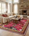 Sedona Vista Collection Area Rug -  Nolina Rectangle Pink  lifestyle 17