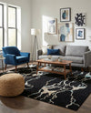 Brighton Terrace Collection Area Rug -  Aldrington Rectangle Navy Blue  lifestyle 44