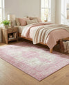 Dover Terrace Collection Area Rug - Marina (Pink) Rectangle Pink  lifestyle 25