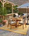 Urban Oasis Rugs Collection Area Rug -  District (Yellow and Aqua) Square Yellow and Aqua  lifestyle 50