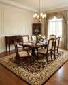 Versailles Elegance Collection Area Rug -  Montreuil Rectangle Brown  lifestyle 74