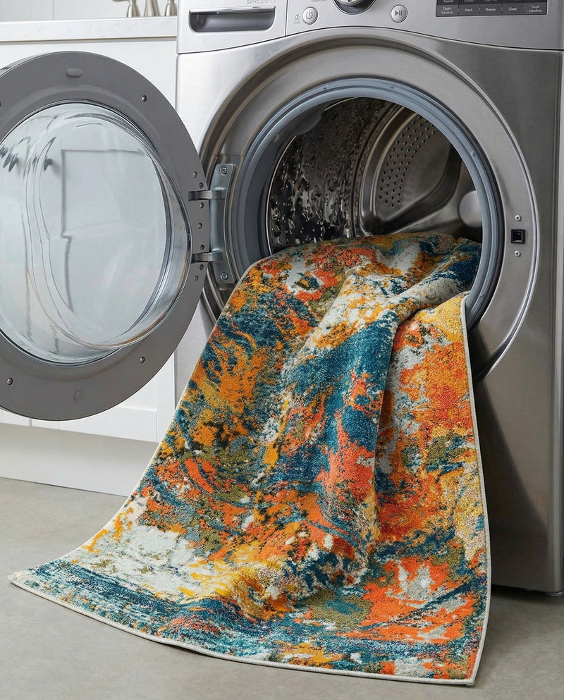 Colorburst Oasis Collection Area Rug -  Chroma Rectangle Multi  lifestyle 20