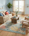 Sorrento Shores Collection Area Rug -  Massa Rectangle Beige  lifestyle 32