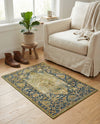 Patio Heritage Collection Area Rug -  Haven Rectangle Green  lifestyle 45