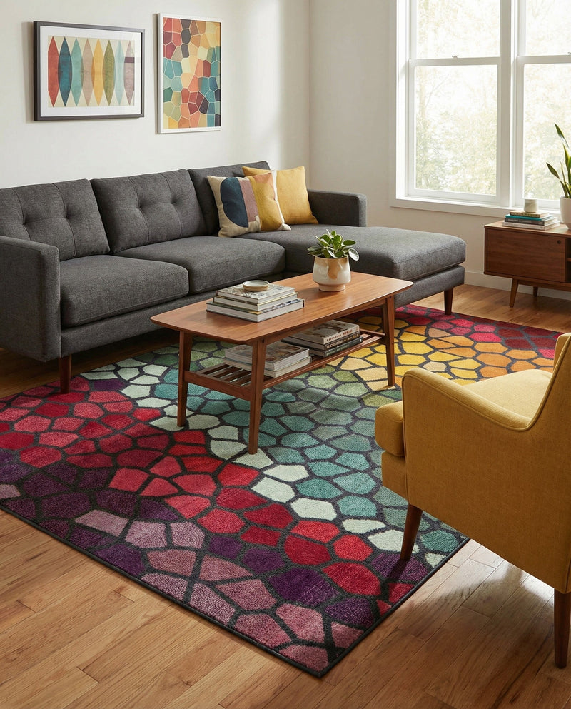 Marrakesh Elegance Collection Area Rug -  Melilla Rectangle Multi  lifestyle 19