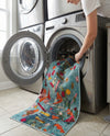 Colorburst Oasis Collection Area Rug -  Fresco Runner Aqua  lifestyle 42