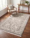 Rustic Charm Revival Collection Area Rug - Farmstead Rectangle Light Gray  lifestyle 62
