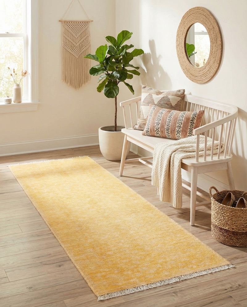 Bazaar Chic Collection Area Rug - Marrakech Runner Yellow  lifestyle 44