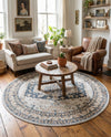 Cambridge Classics Collection Area Rug -  Pembroke (Cream) Round Cream  lifestyle 67