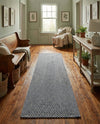 Highland Woven Jute Collection Area Rug - Glenmore (Navy Blue) Runner Navy Blue  lifestyle 51