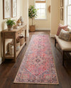 Heritage Elegance Collection Area Rug -  Alhambra Runner Red  lifestyle 85