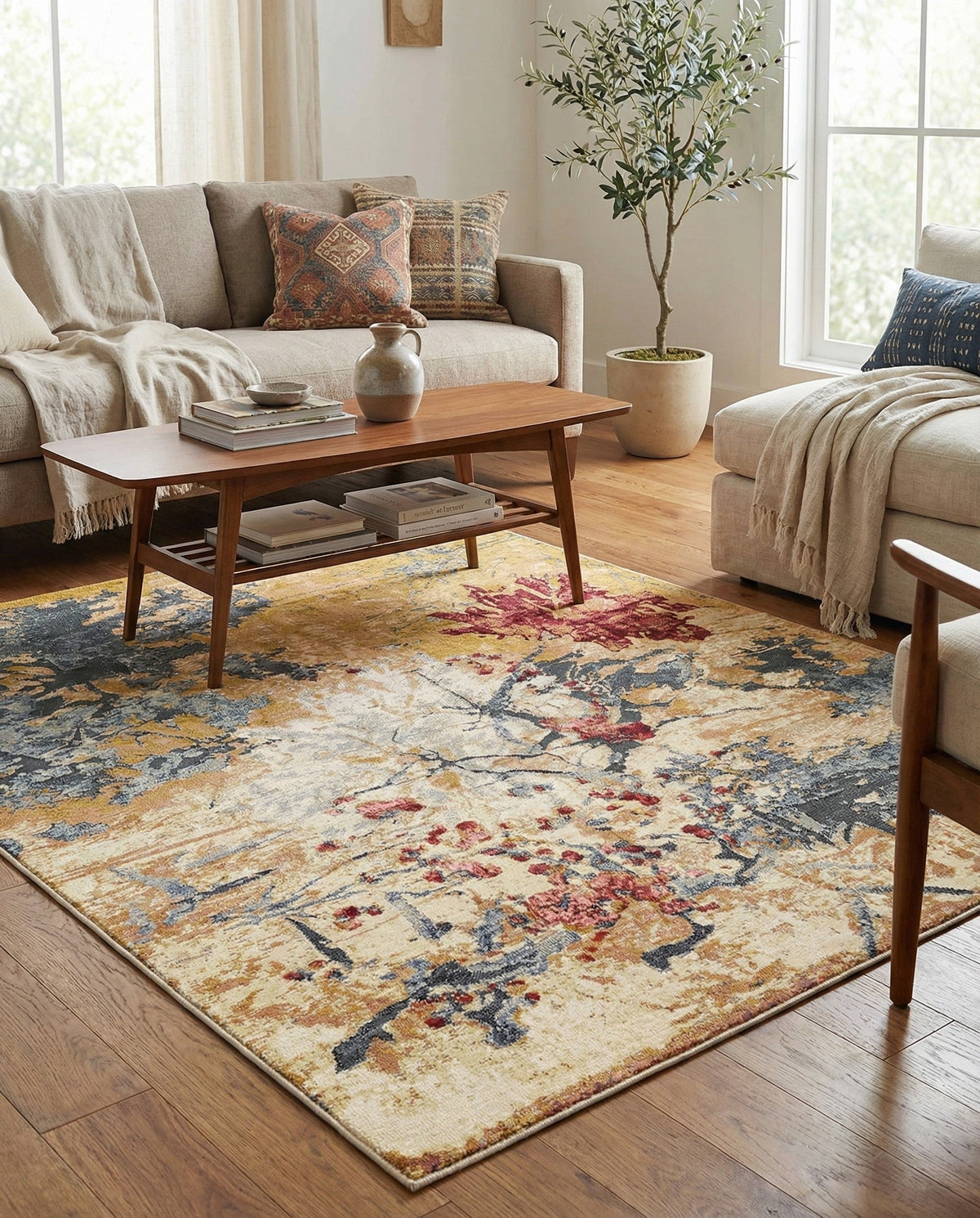 Urban Terrace Collection Area Rug -  Alcove Rectangle Multi  lifestyle 19