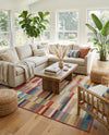 Coastal Terrace Collection Area Rug -  Harbor Rectangle Multi  lifestyle 18