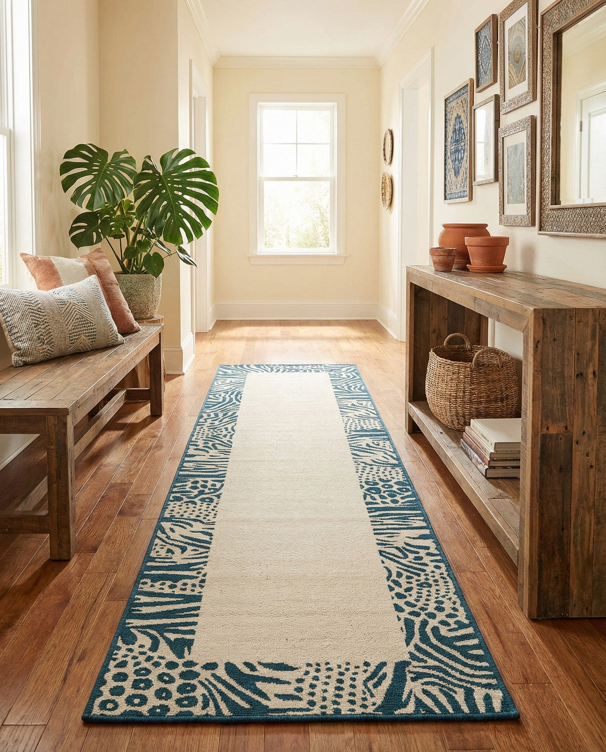 Savannah Escape Collection Area Rug - Serengeti Runner Ivory  lifestyle 83