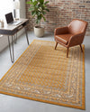Soho Elegance Collection Area Rug -  Mercer (Orange) Rectangle Orange  lifestyle 21