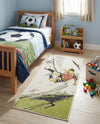 Wonder Tykes Collection Area Rug -  Mirage Runner Gray  lifestyle 33