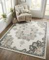 Beverly Grove Collection Area Rug - Melrose (Ivory) Rectangle Ivory  lifestyle 25