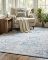 Heritage Elegance Collection Area Rug -  Miramar Rectangle Blue  lifestyle 25