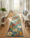 Seaside Haven Rugs Collection Area Rug -  Nautical Runner Multi  lifestyle 97