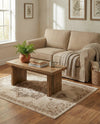 Eden Oasis Collection Area Rug -  Tranquility (Beige) Rectangle Beige  lifestyle 11