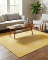 Urban Terrace Collection Area Rug -  Chelsea (Yellow) Square Yellow  lifestyle 22