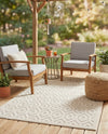 Garden Lattice Charm Collection Area Rug - Arbor (Ivory) Rectangle Ivory  lifestyle 14