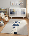 Wonder Tykes Collection Area Rug -  Wonderland Rectangle Gray  lifestyle 6