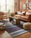 Laguna Sands Collection Area Rug -  Malibu Rectangle Navy Blue  lifestyle 29