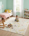 Wonder Tykes Collection Area Rug -  Abstracta Rectangle Ivory  lifestyle 5
