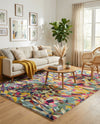 Marrakesh Elegance Collection Area Rug -  Toubkal Rectangle Multi  lifestyle 5