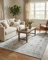 Heritage Elegance Collection Area Rug -  Chatsworth Rectangle Ivory  lifestyle 36