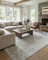 Metro Heights Collection Area Rug -  Chelsea Rectangle Gray  lifestyle 30