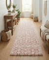 Berber Lattice Shag Collection Area Rug - Atlas (Light Pink) Runner Light Pink  lifestyle 55