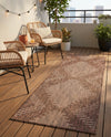 Urban Terrace Collection Area Rug -  Chelsea (Brown) Runner Brown  lifestyle 35