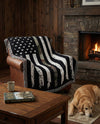 Fleece Haven Collection Area Rug -  Fairbanks Rectangle Black and White  lifestyle 3