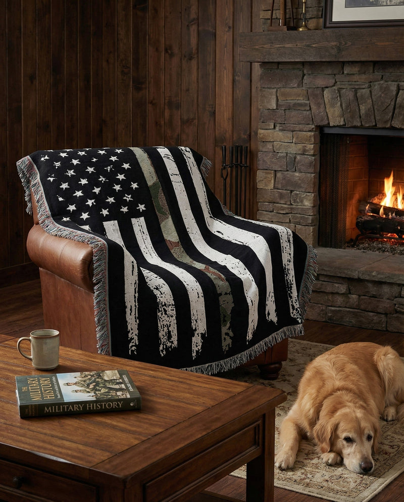 Fleece Haven Collection Area Rug -  Fairbanks Rectangle Black and White  lifestyle 3