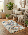 Tangier Treasures Collection Area Rug -  Fez Rectangle Ivory  lifestyle 13