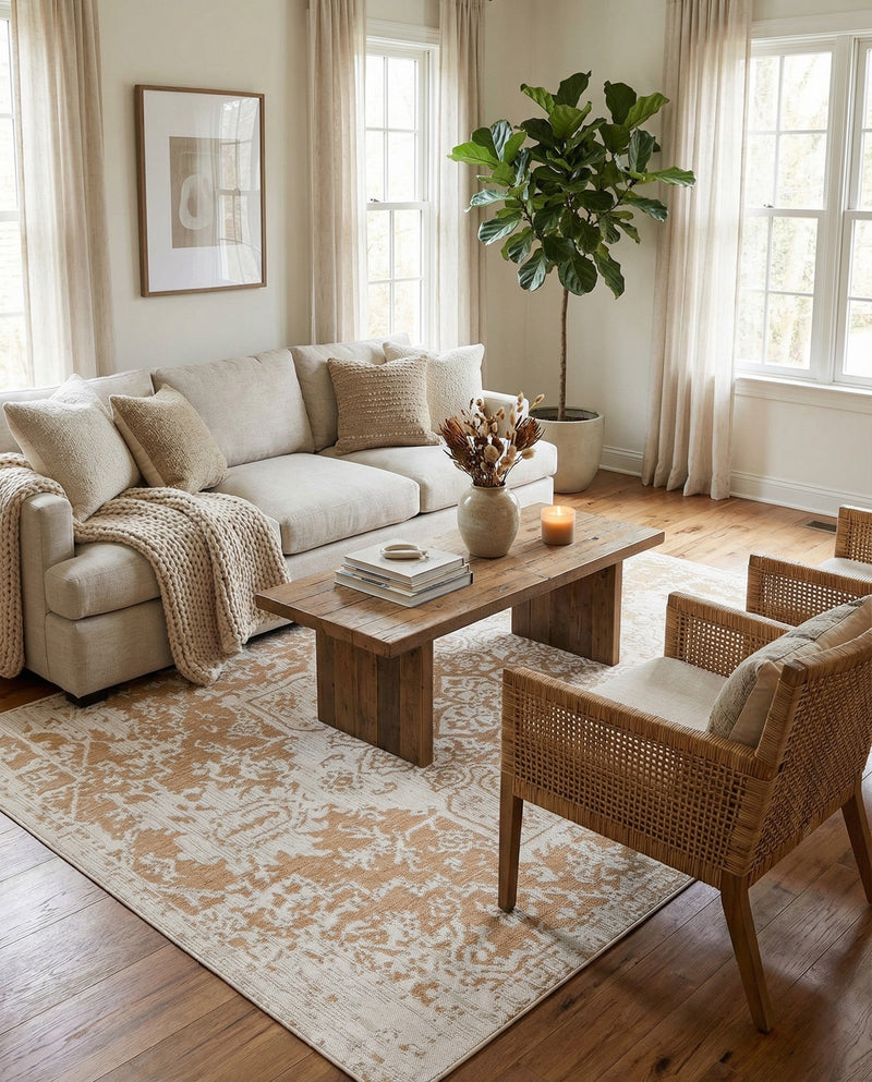 Urban Oasis Rugs Collection Area Rug -  Penthouse (Beige) Rectangle Beige  lifestyle 19