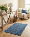 Garden Lattice Charm Collection Area Rug - Arbor (Navy Blue) Rectangle Navy Blue  lifestyle 17