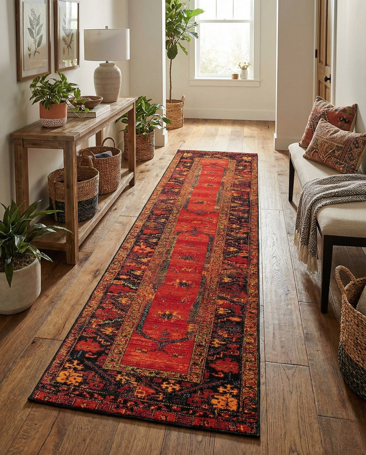 Safari Escape Rugs Collection Area Rug - Serengeti Runner Multi  lifestyle 130