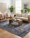 Bazaar Chic Collection Area Rug -  Asilah Rectangle Gray and Blue  lifestyle 7