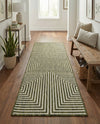 Urban Terrace Collection Area Rug -  Astoria (Green) Runner Green  lifestyle 33
