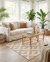 Urban Oasis Rugs Collection Area Rug -  Highrise (Beige) Rectangle Beige  lifestyle 17