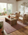 Sustainable Strands Indoor-Outdoor Oasis Collection Area Rug -  Sandbar (Multi) Rectangle Multi  lifestyle 14
