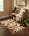 Neptune Elegance Collection Area Rug -  Naiad Rectangle Burgundy Beige  lifestyle 17