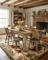 Rural Charm Collection Area Rug - Meadowbrook Rectangle Cream  lifestyle 34