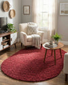 Alpine Plush Collection Area Rug -  Cortina (Poppy) Oval Poppy  lifestyle 42