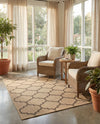 Sahara Sands Collection Area Rug -  Dahshur Rectangle Natural  lifestyle 22