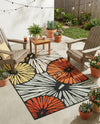 Outdoor Marrakesh Collection Area Rug -  Tetouan Rectangle Multi  lifestyle 12